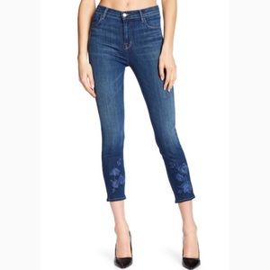 J Brand Alana High Rise Skinny Crop Jeans, Size 26, Blue